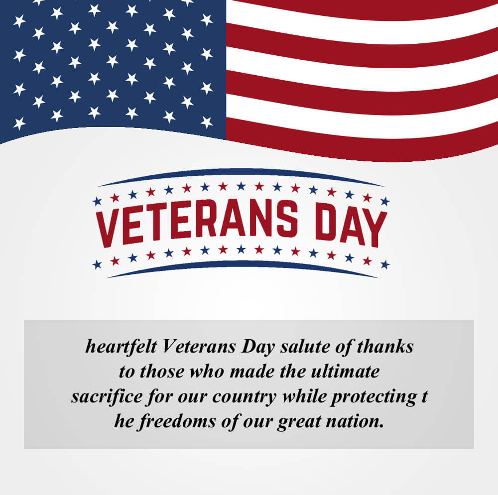 Happy Veterans Day Wishes, Quotes For WhatsApp & Facebook 2020